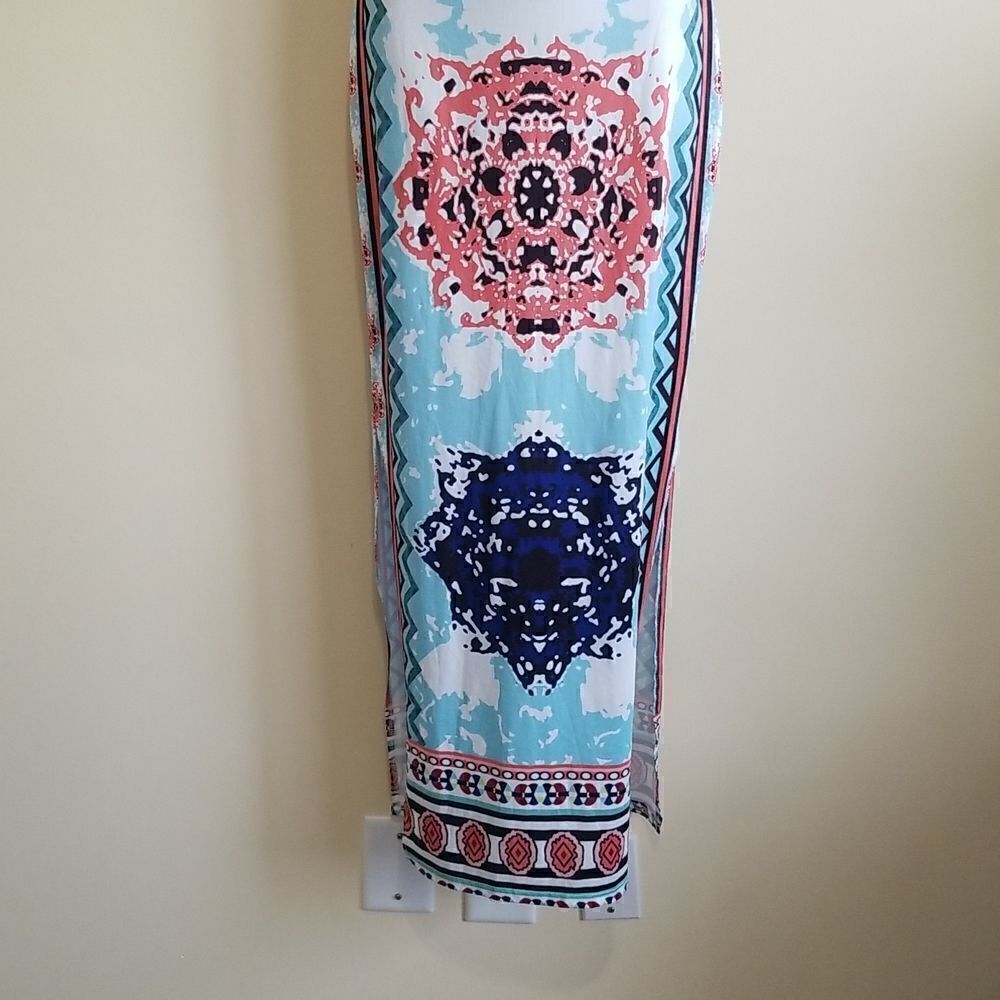 Aztec Print Maxi Dress Sz small - Picture 5 of 9